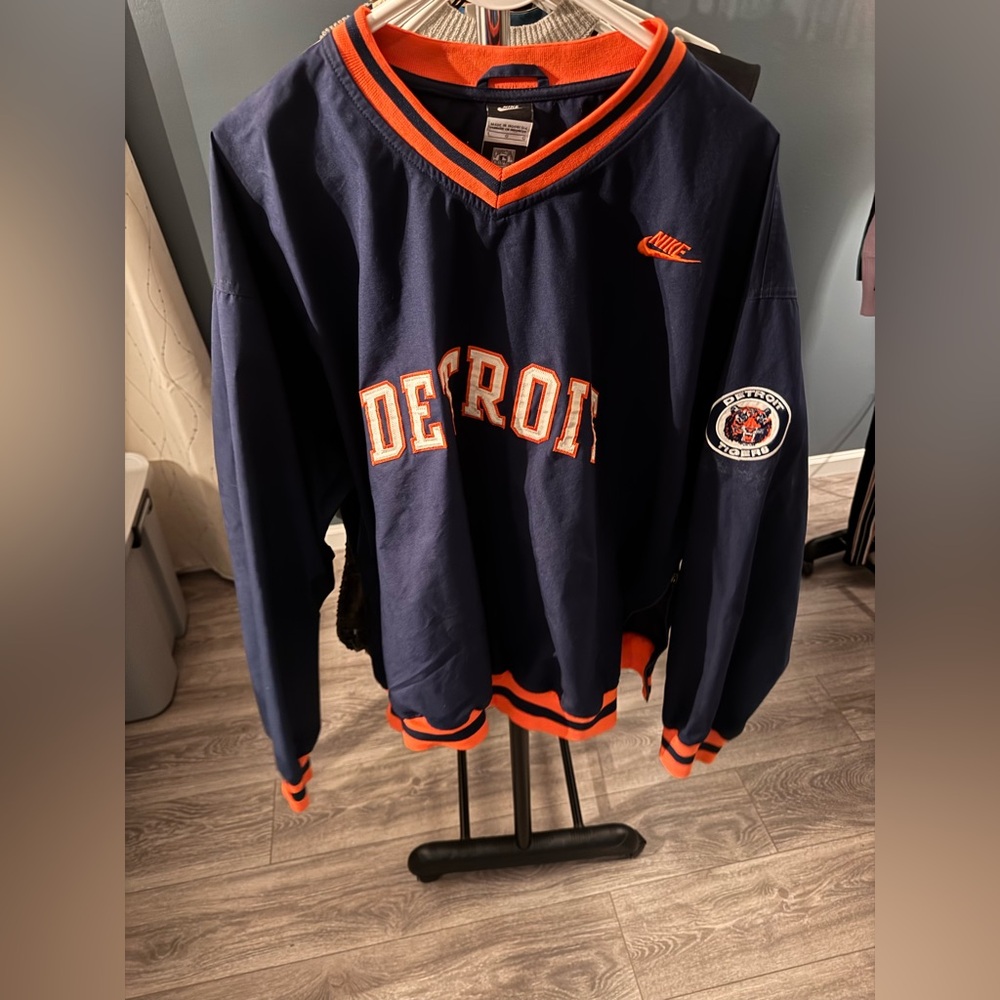 Nike Navy and Orange Jacket